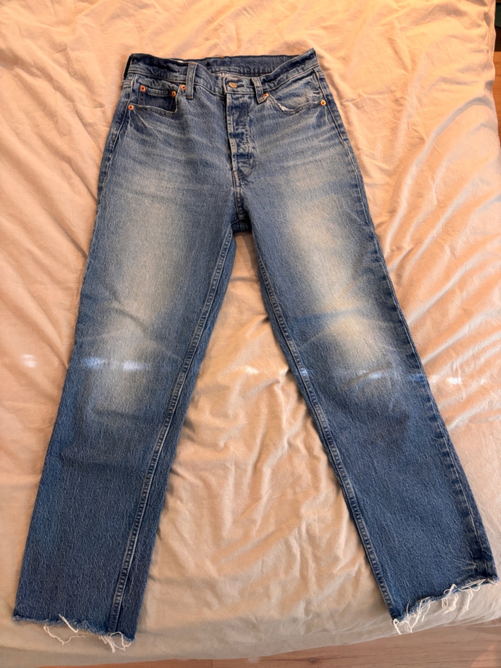 GAP Light Blue Straight-Leg Jeans